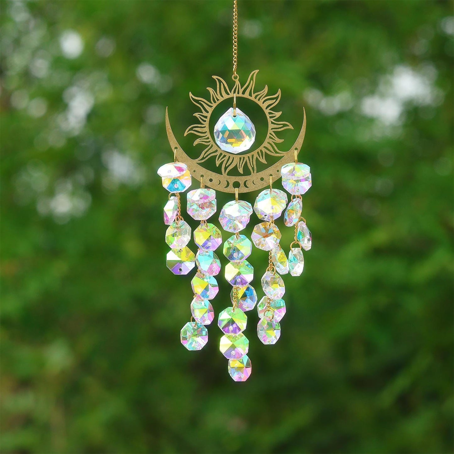 Amethyst Moon Light Suncatcher