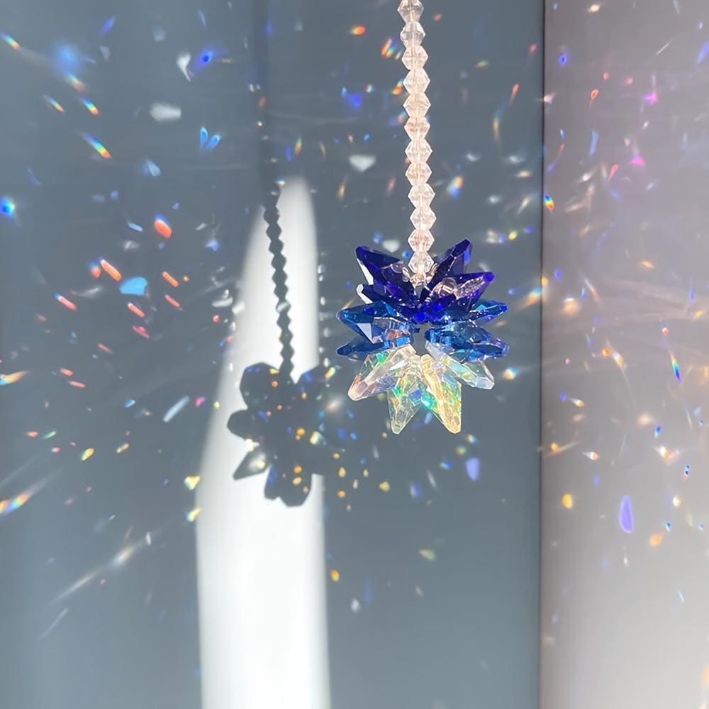 Aurora Borealis Crystal Starburst Suncatcher Rainbow Maker