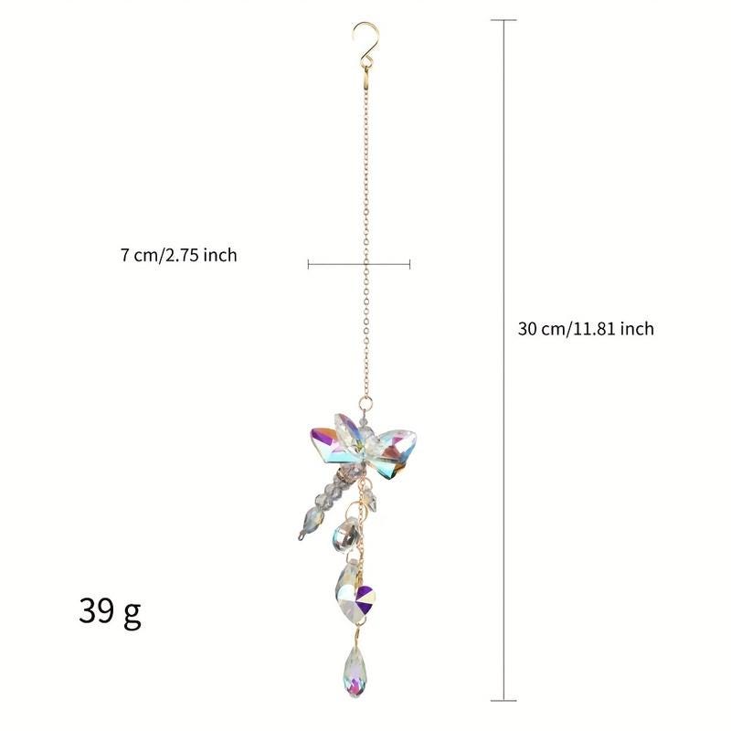 Butterfly Crystal Pendant Suncatcher