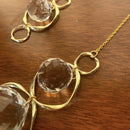 Bangle Sun Catcher | Hanging Gold Crystal Prism | Sun Window Hanger | Spiral Hoop | Aura Rainbow | Bridesmaid Gift