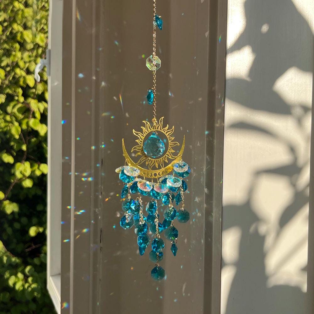 Amethyst Moon Light Suncatcher