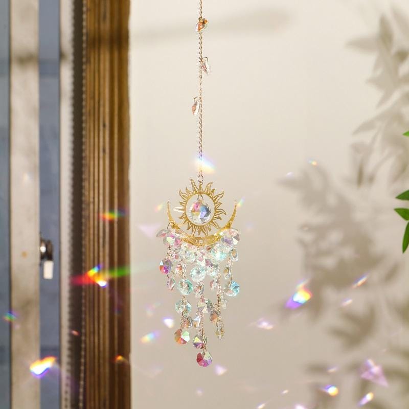 Amethyst Moon Light Suncatcher