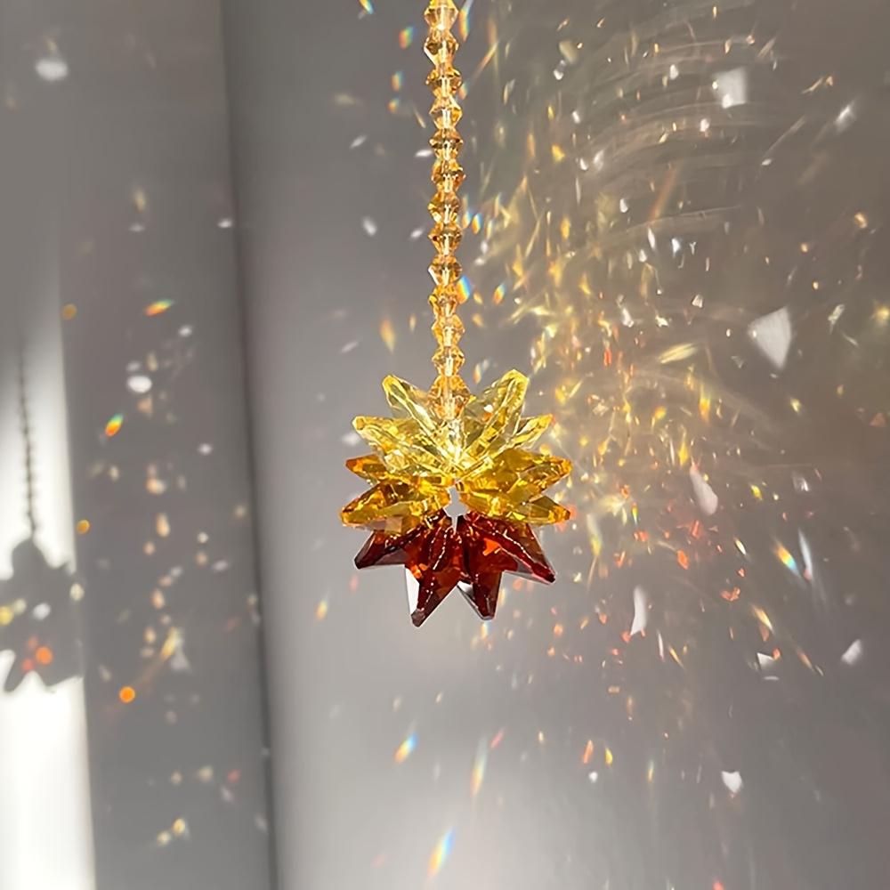 Aurora Borealis Crystal Starburst Suncatcher Rainbow Maker