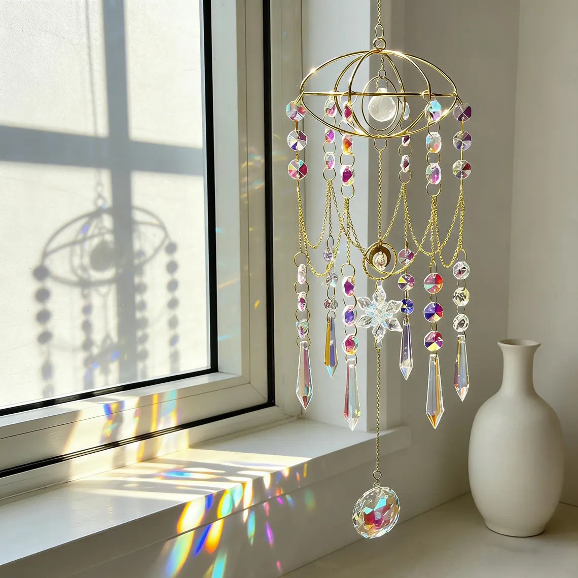 Howls Castle Inspired Room Crystal Suncatcher