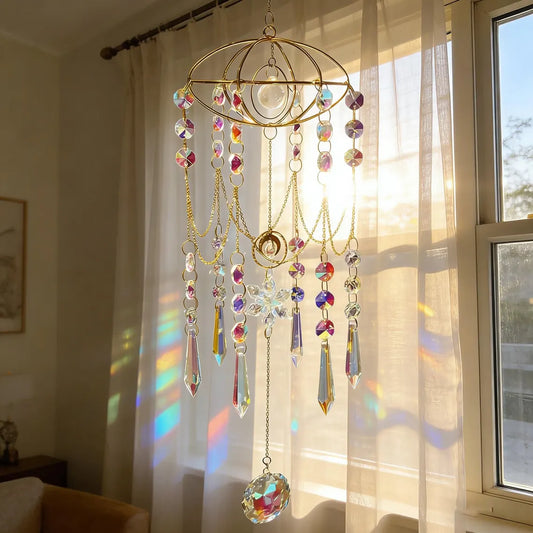 Howls Castle Inspired Room Crystal Suncatcher