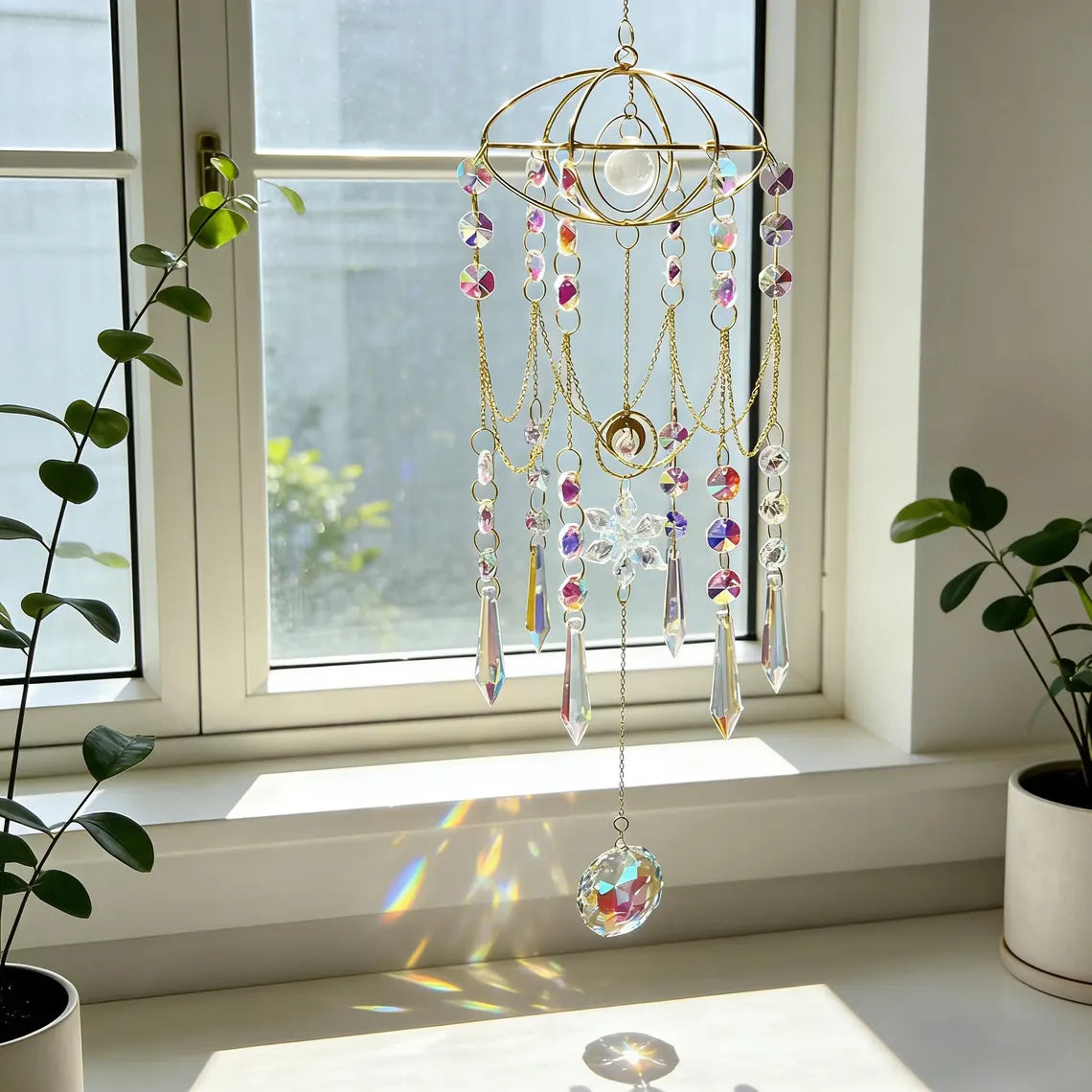 Howls Castle Inspired Room Crystal Suncatcher