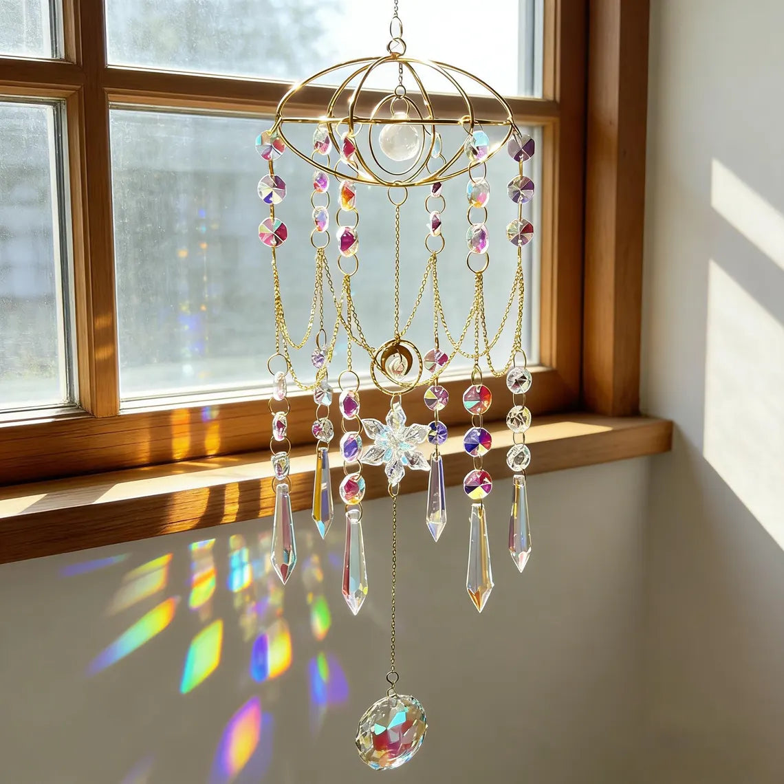 Howls Castle Inspired Room Crystal Suncatcher