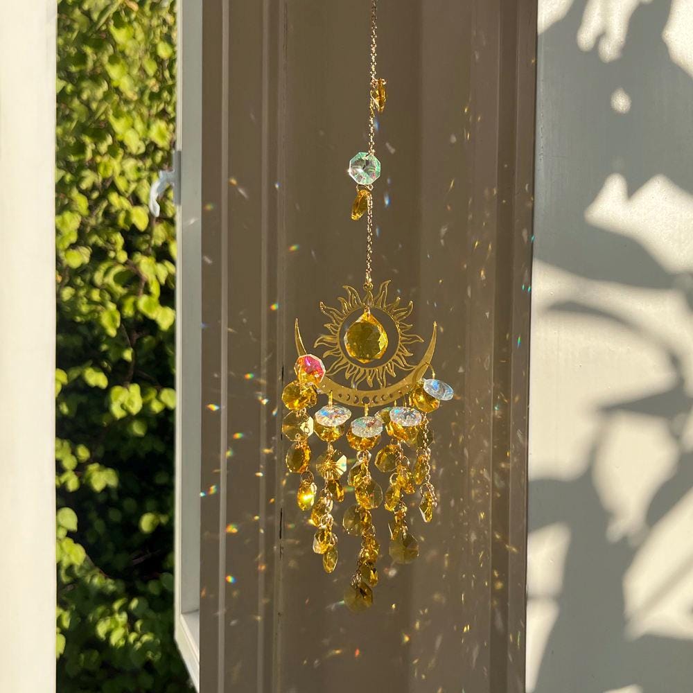 Amethyst Moon Light Suncatcher