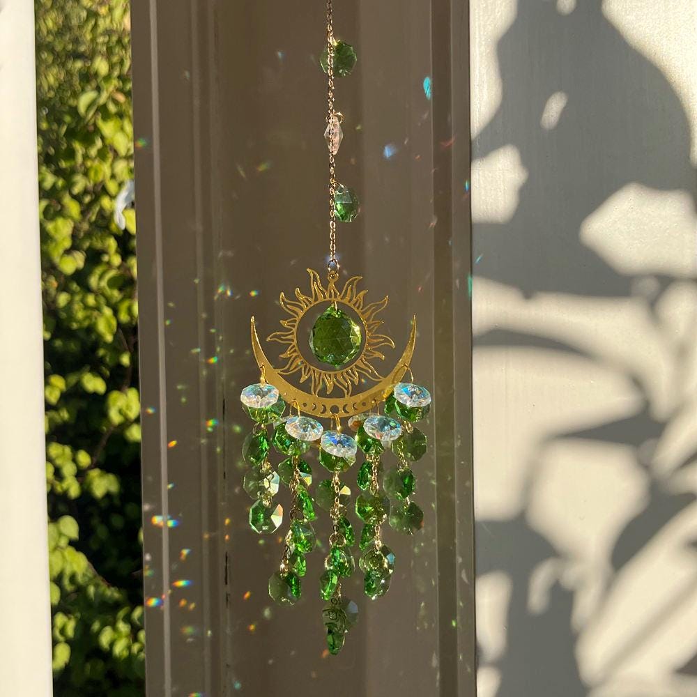 Amethyst Moon Light Suncatcher